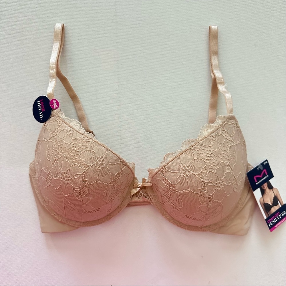 Maidenform Comfort Push Up Bra Size 34C